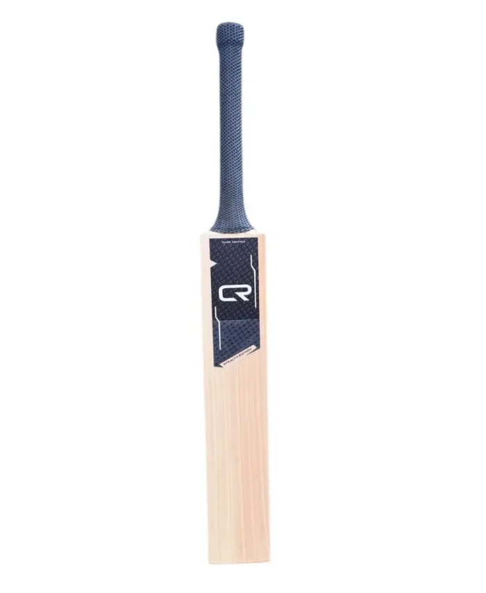 CR Stealth size 6 cricket bat with full-length willow blade and black rubber grip