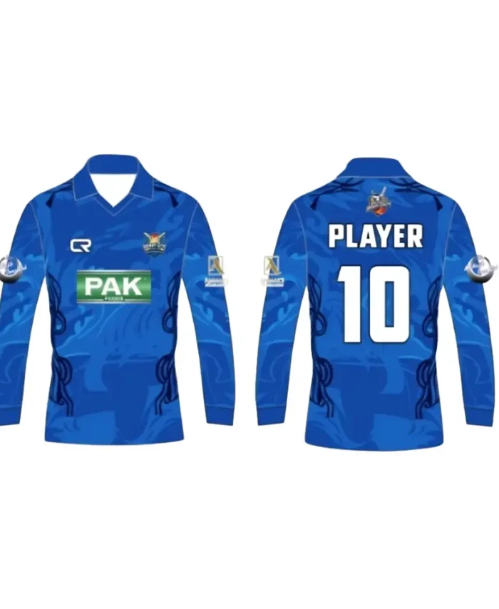 Derby City Senior Playing Shirt LS – Long Sleeve Breathable Cricket Shirt for Adults