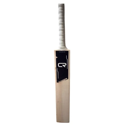 CR Stealth Edition junior cricket bat in english willow with black Stealth graphics and white grip.